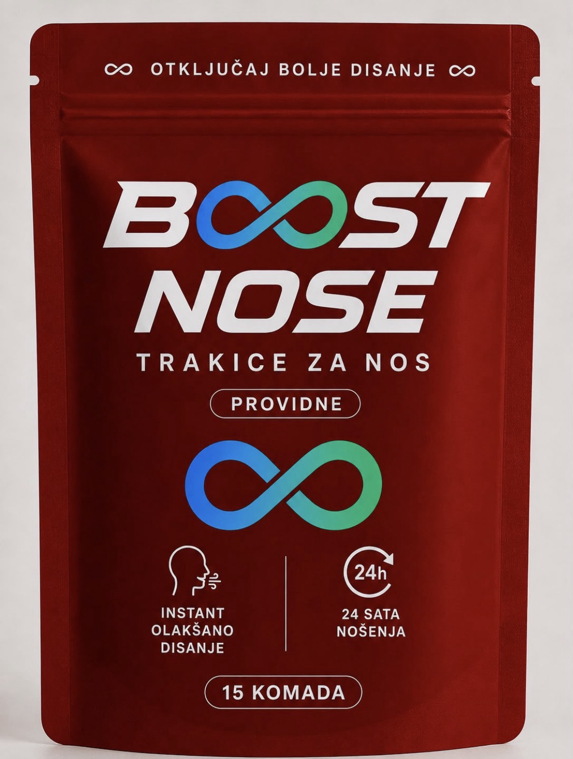 Boost Nose trakice za nos — pakovanje od 15 komada